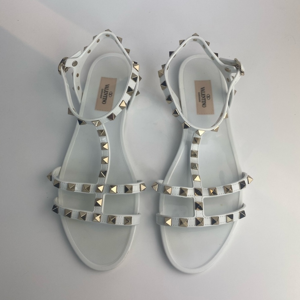 Valentino Jelly Rockstud Sandals